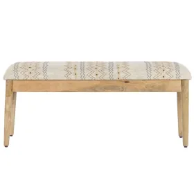 Bench Home ESPRIT Beige Multicolour Mango wood 113 X 35 X 45 CM